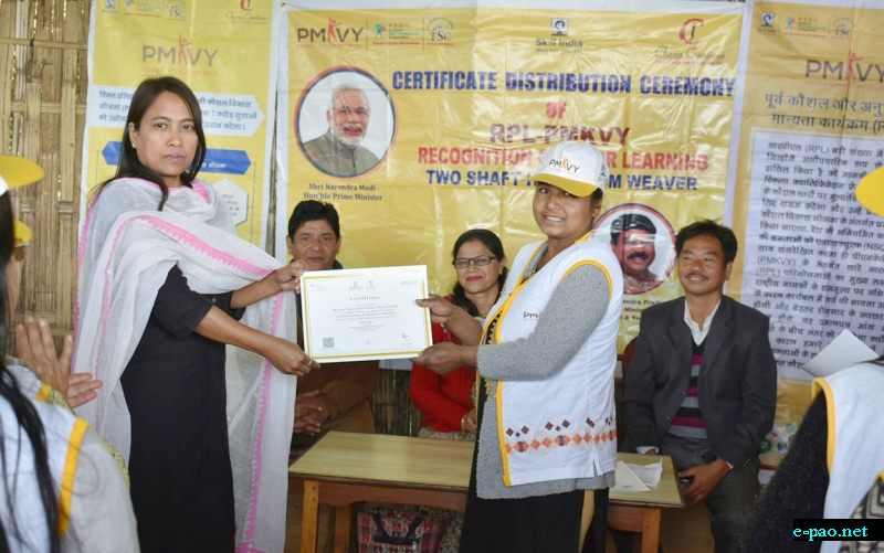  Certificate distribution for RPL trainees of East Sikkim  