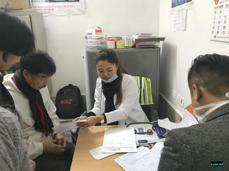  Free Heart OPD and Echo Screening Mission at Tamenglong on 17th and 18th December 2018 