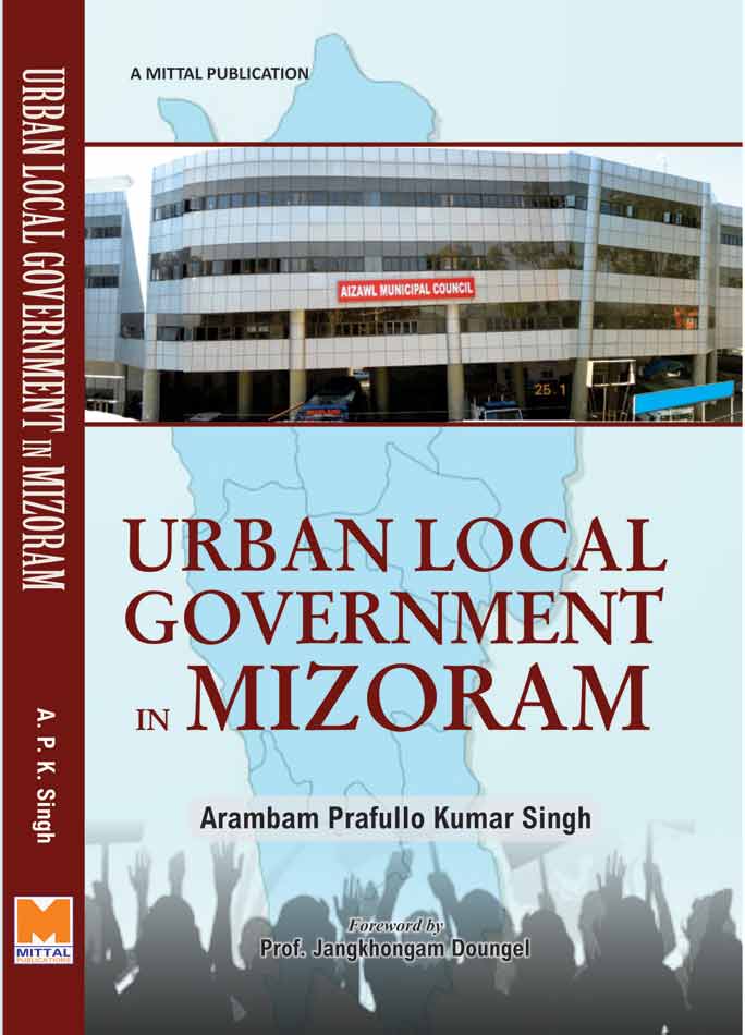  Urban Local Government in Mizoram - Book  Cover  