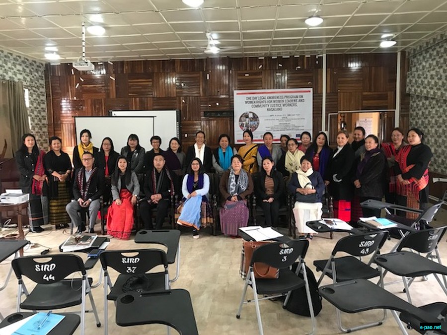  Legal Awareness Program for Women leaders and Community Justice Workers at Kohima  