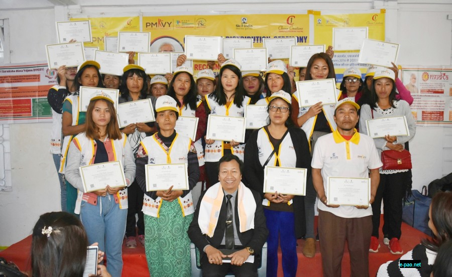  Certificate distribution for RPL trainees of Lunglei, Mizoram   