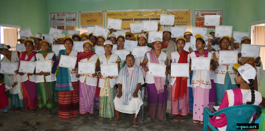  Certificate distribution for RPL trainees of Garo Hills, Meghalaya 