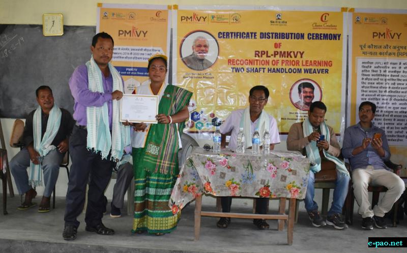  Certificate distribution for RPL trainees of West  Garo Hills, Meghalaya 