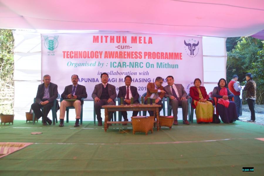  Mithun (Sandang) Mela held Machi Village, Tengnoupal on February 4, 2019 