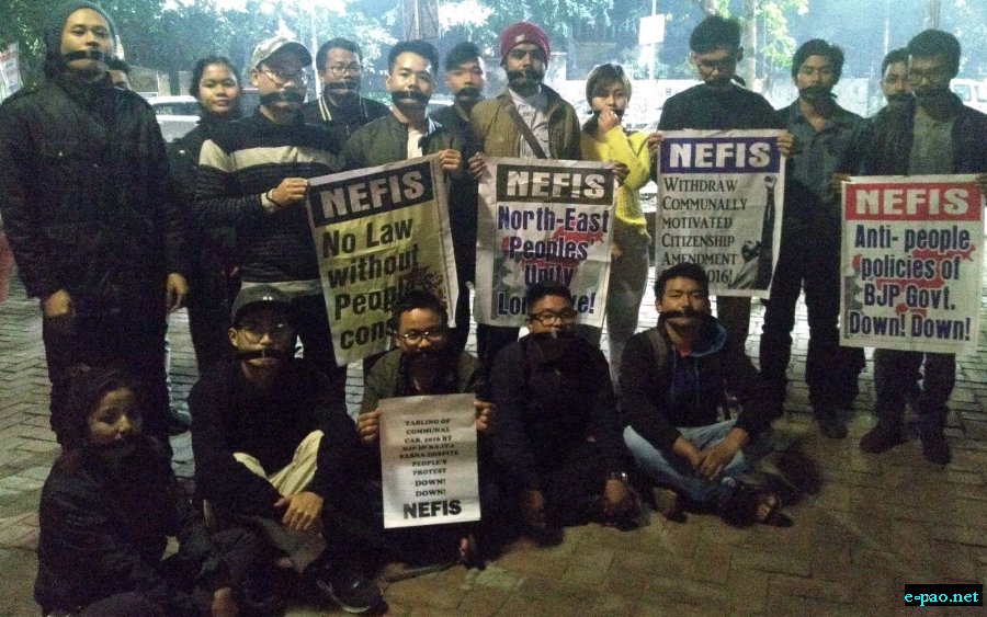  Protests against Union HRD Ministry at  Delhi, 12th February 2019 