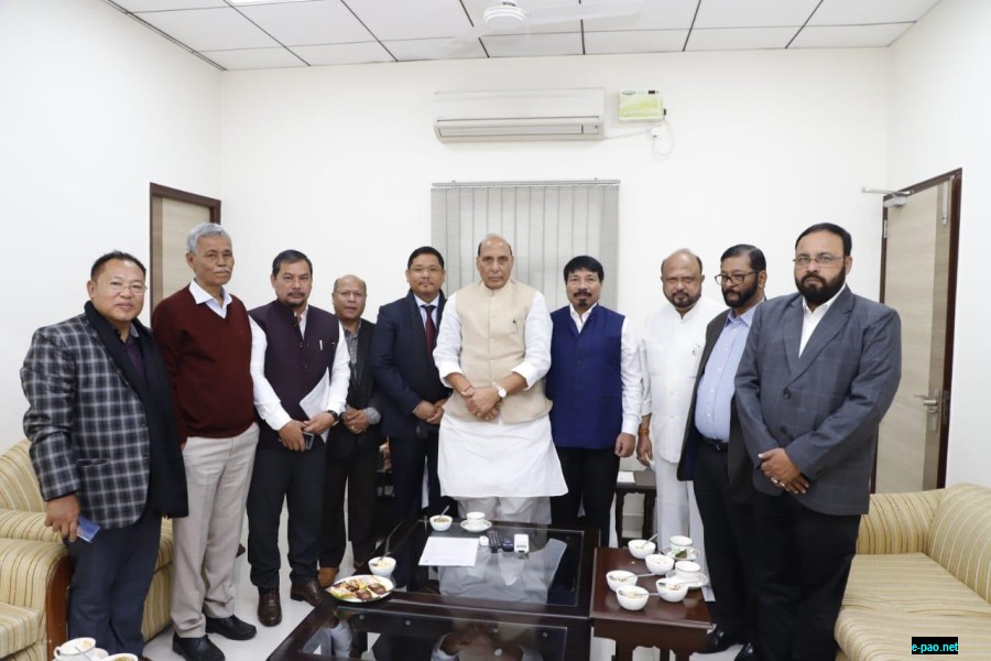  Political parties of North East met Union Home Minister on CAB 3rd February 2019 