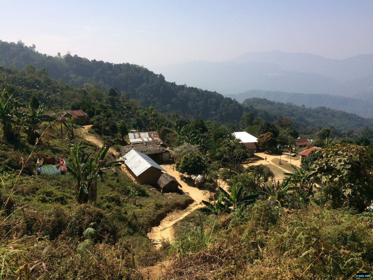 Tabanglong Village in Tamenglong District  as seen on 11th February, 2019