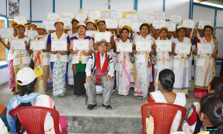  Certificate distribution for RPL trainees of Barchapori, Arunachal Pradesh  