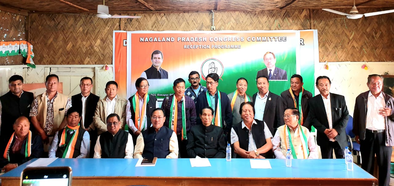  Former Congress leaders welcomed at Dimapur  