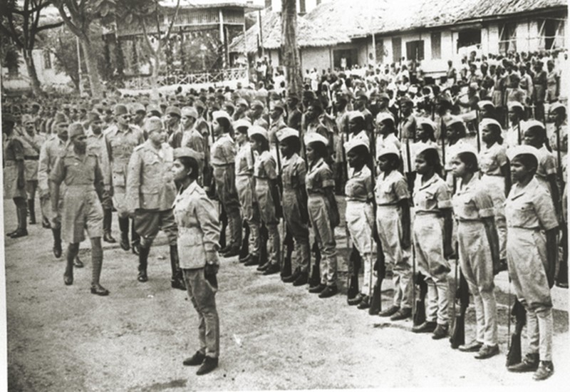  Indian National Army under Subash Chandra Bose  