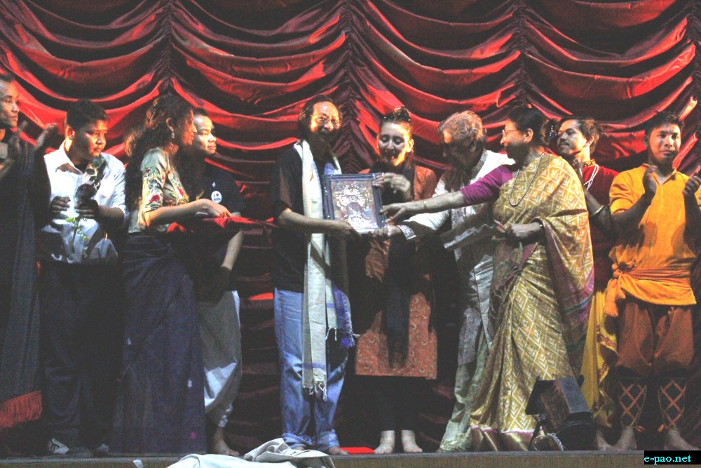  Dr. Yumnam Sadananda Singh - Director of  Kanglei Mime Theatre Repertory at India International Mime Festival 