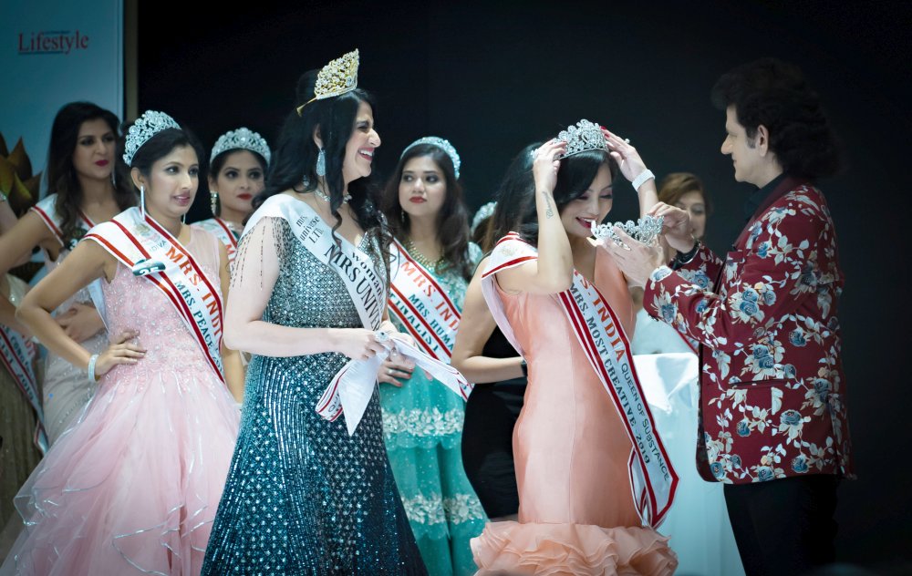  Romita Yumnam Crowned as Mrs Face of North-East in Mrs India Queen of Substance 2019  