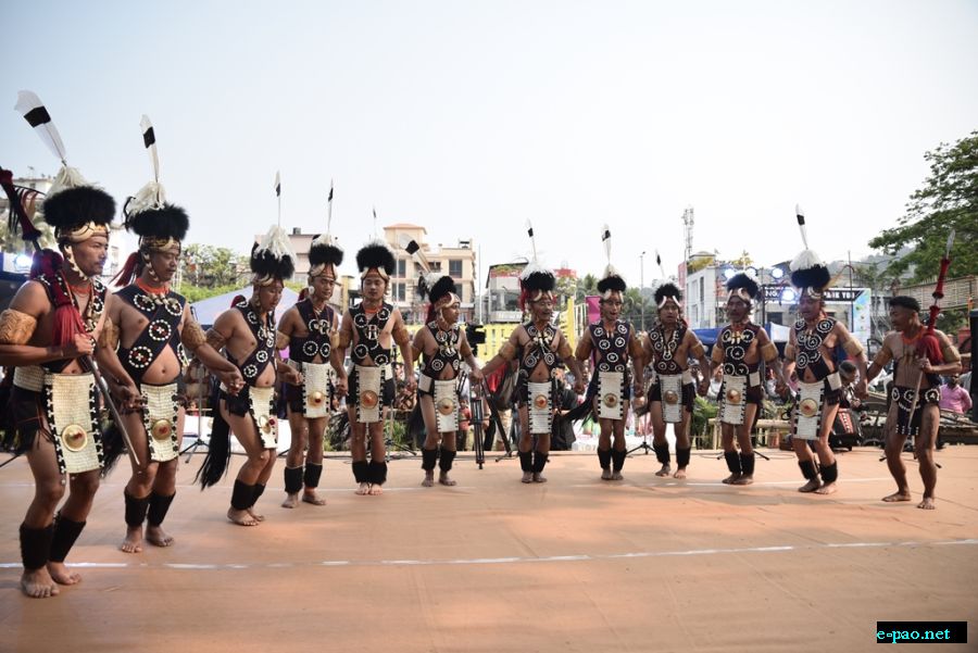  Naga Warrior Dance : 5th Rongali at Bharalumukh, Guwahati  on April 5, 2019 