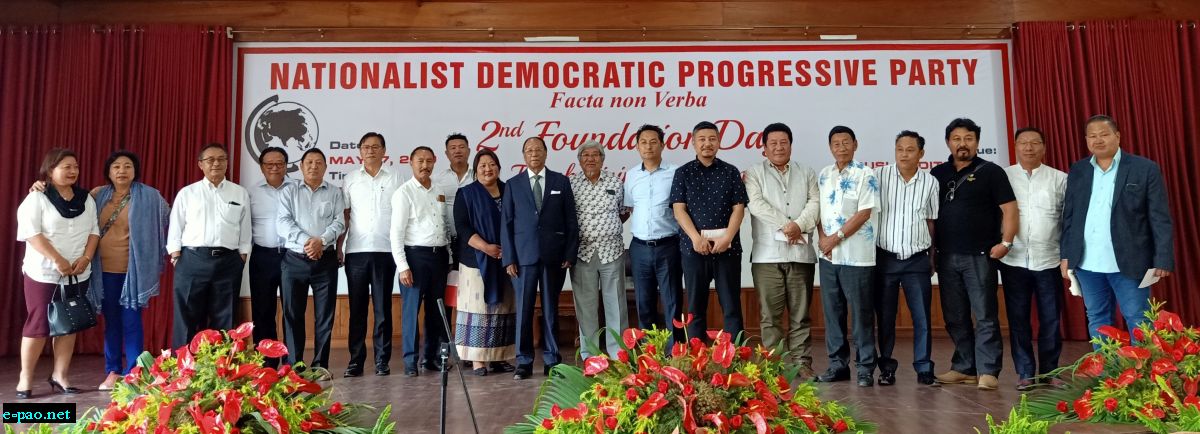  2nd Foundation Day of Nationalist Democratic Progressive Party at Chumukedima on 17th May 2019 