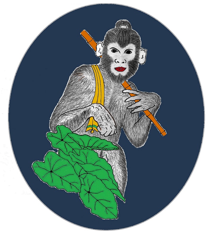  Monkey holding stick  'Chayom Thupki' 