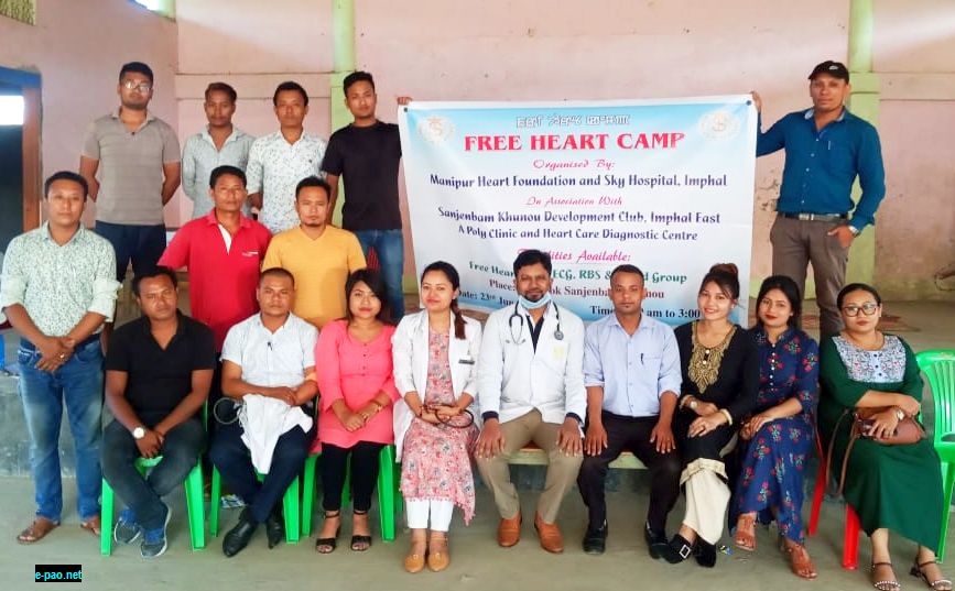  One day Free Heart Camp at Sanjenbam Khunou, Imphal East 