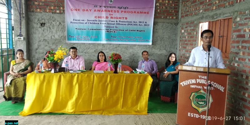  Awareness programme on Child Rights focus at Lilong Chajing 