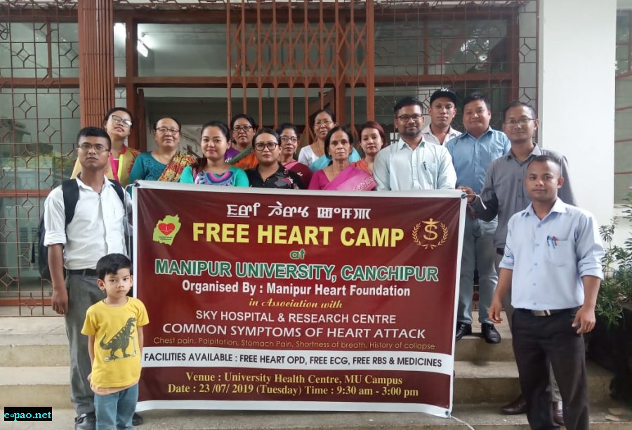   One day Free Heart Camp at University Health Centre, MU Campus 