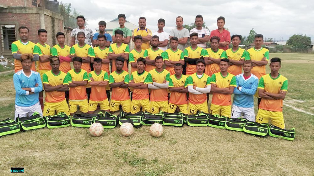  Football Kits Distribution Programme  at Kshetrigao 
