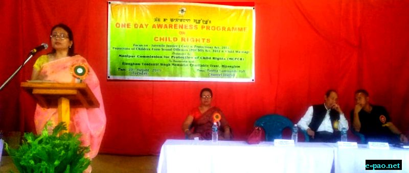  Awareness Program on Child Rights at Chandel 