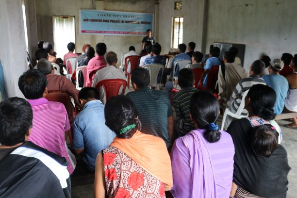  community meeting at phalong impacts of ADB financed road project on 23 August 2019 