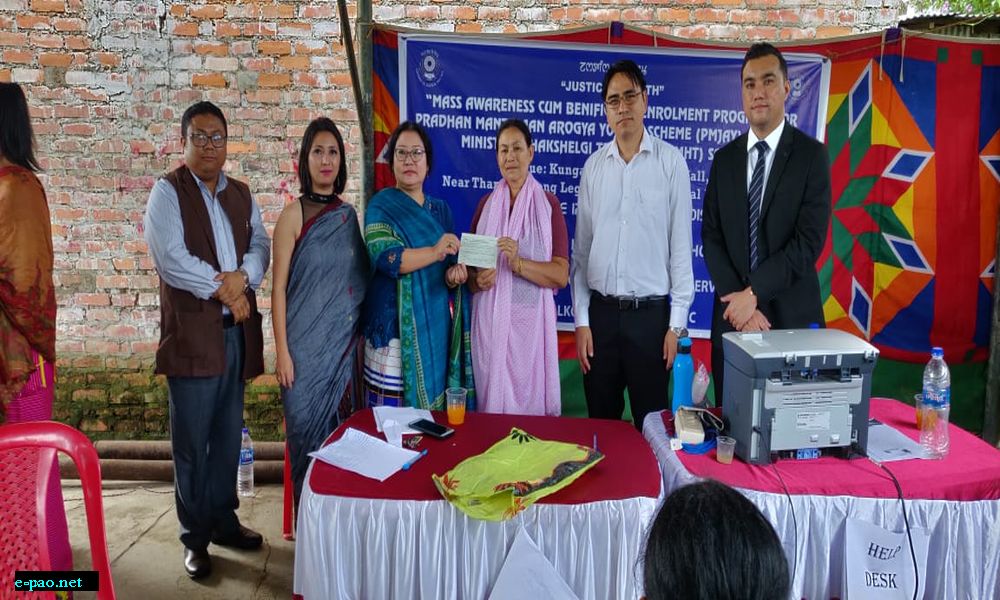 Beneficiary Enrollment Program for PMJAY  and CMHT scheme 12th September 2019 at Thambalkhong 