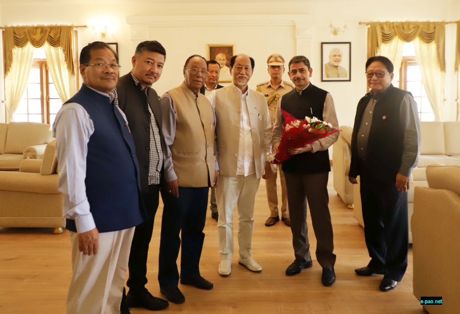  NDPP leaders called on Governor of Nagaland, R. N. Ravi 