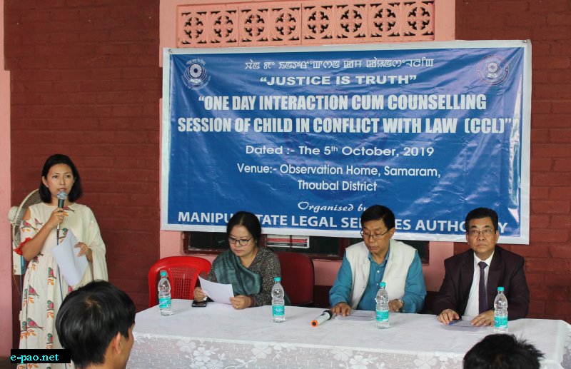   Counselling Session for Children in Conflict with Law (CCLs) at Thoubal