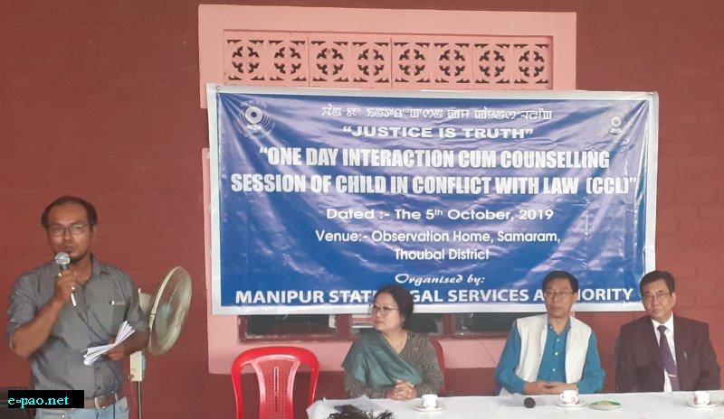   Counselling Session for Children in Conflict with Law (CCLs) at Thoubal