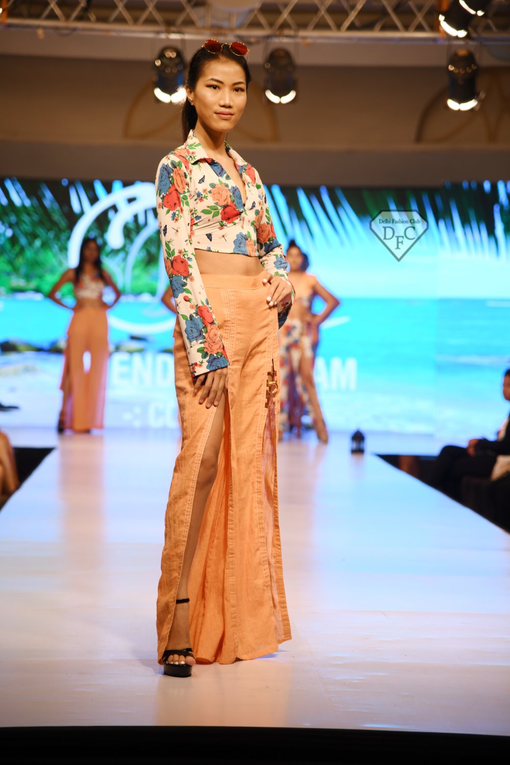 North East Model Wijaidin Pamai walks at International Fashion Week Goa held on 4th to 6th October 2019