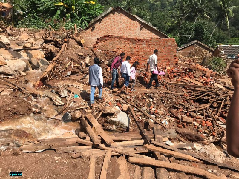  Licypriya Kangujam meet landslides victims of Odisha 