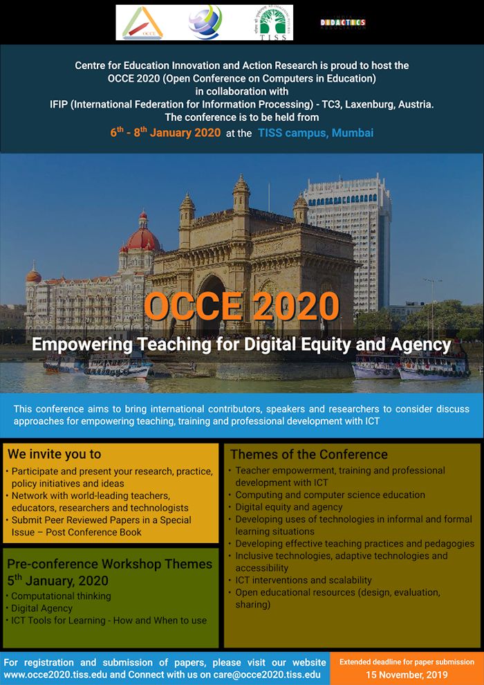 OCCE 2020 : Conference at TISS Mumbai    
