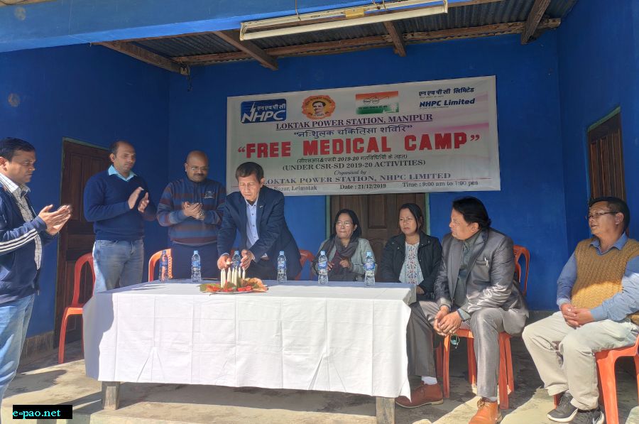  Free medical camp at at Leimatak English Model Junior School, Silen Bazar, Churachandpur  