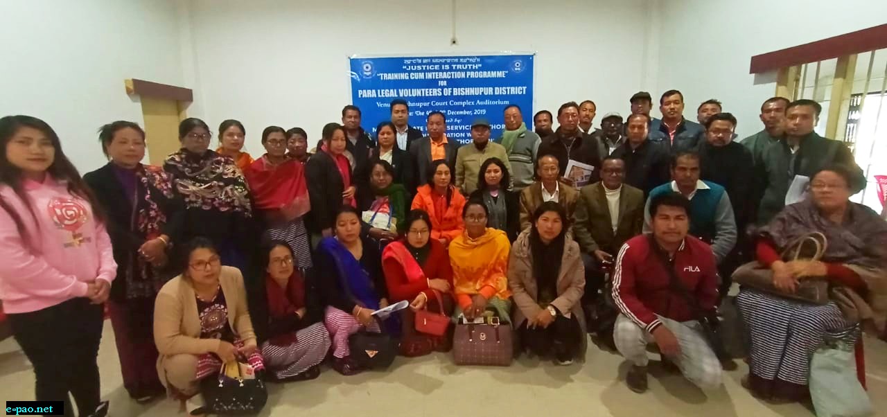  Training / Interaction Programme  for Para Legal Volunteers at Bishnupur 