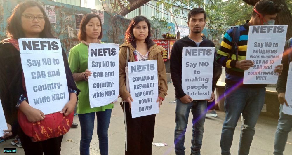  CAB: Protest demonstration at Delhi University  