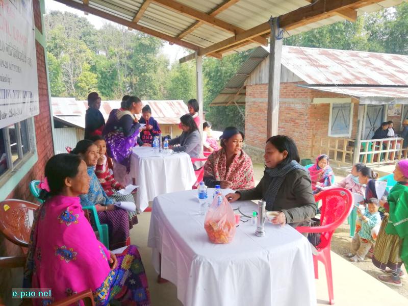  Free medical camp at Thenjang, Churachandpur 