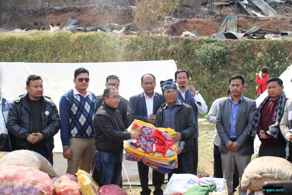  Representative of COCOMI a civil body today extended help to the victims of Chassad village on 20th March, 2020 