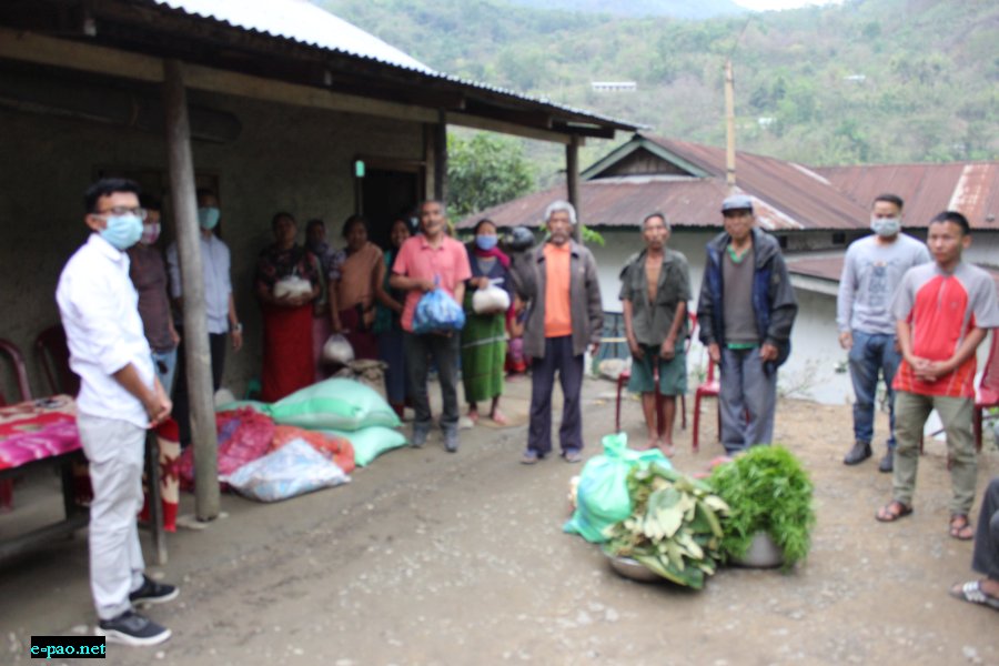   Distribution of Essential Commodities to Chairoipandongba Village Part-III, Kangpokpi 