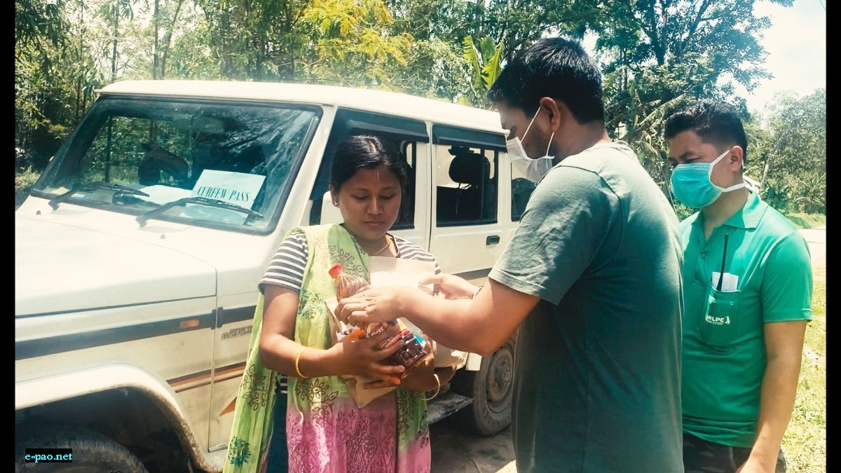  Relief materials distribution to families at Keibul Lamjao on 30th April, 1st May, 5th May and 6th May 2020 