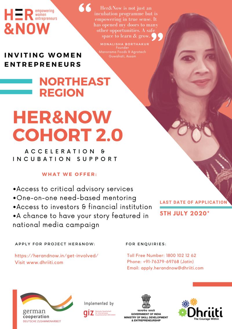   Her&Now women entrepreneurs' programme in Northeast  