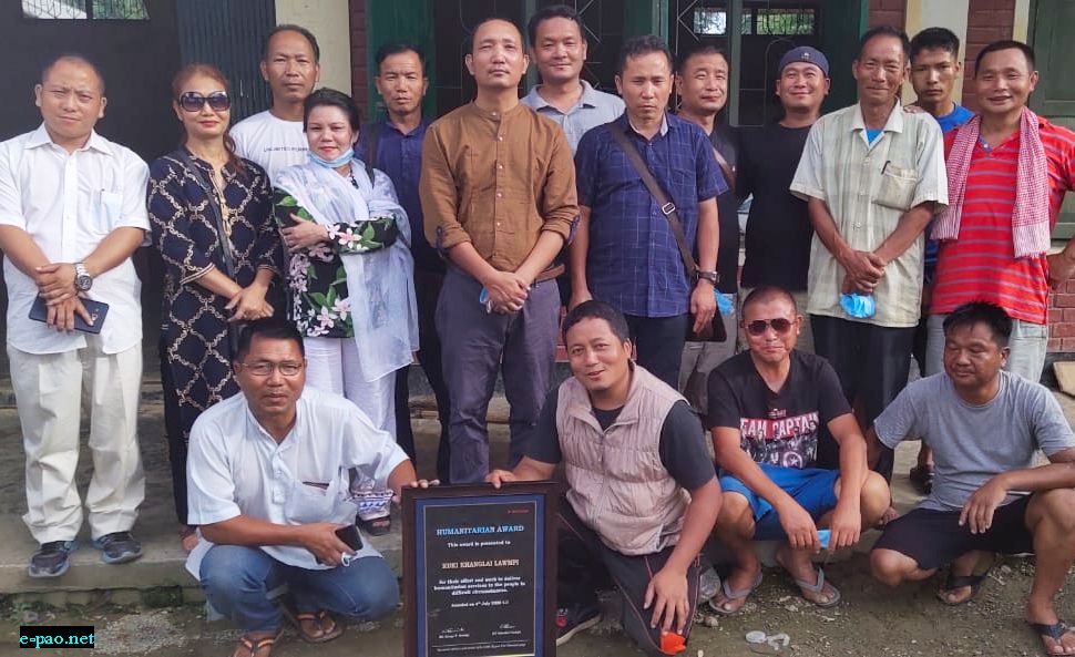   Kuki Kanglai Lawmpi 'Humanitarian Award' to Dr. George Thangkholal Haokip  