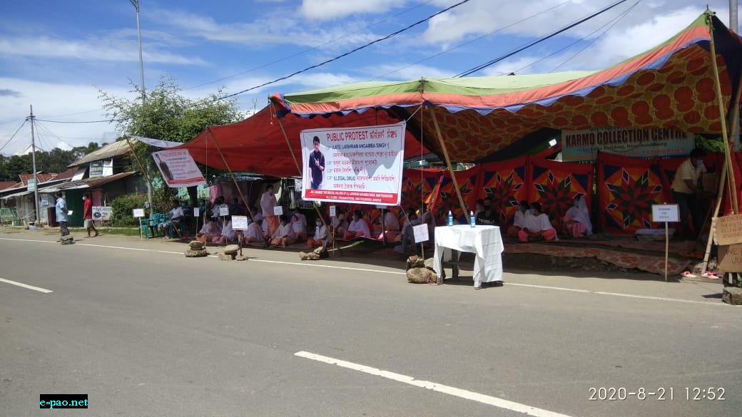   Sit In Protest  :: Killing of Laishram Angamba 