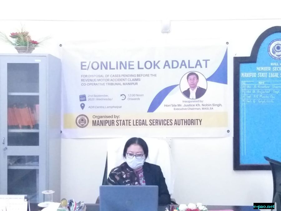  First E/online Lok Adalat held on 2nd September, 2020   