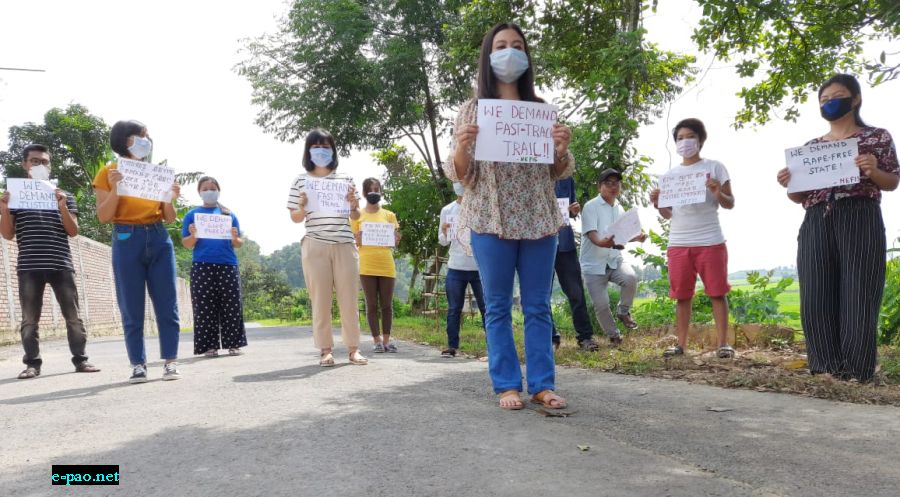  Protest against gangrape of a minor in Manipur 