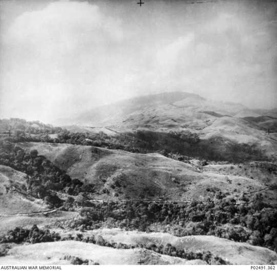 1945, A view of portion of the road which runs from Bishenpur to Silchar.  Courtesy: Australian War memorial (Public Domain) 