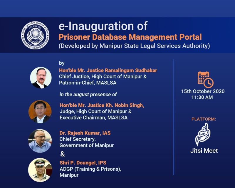 E-Inauguration of Prisoner Database Management Portal 