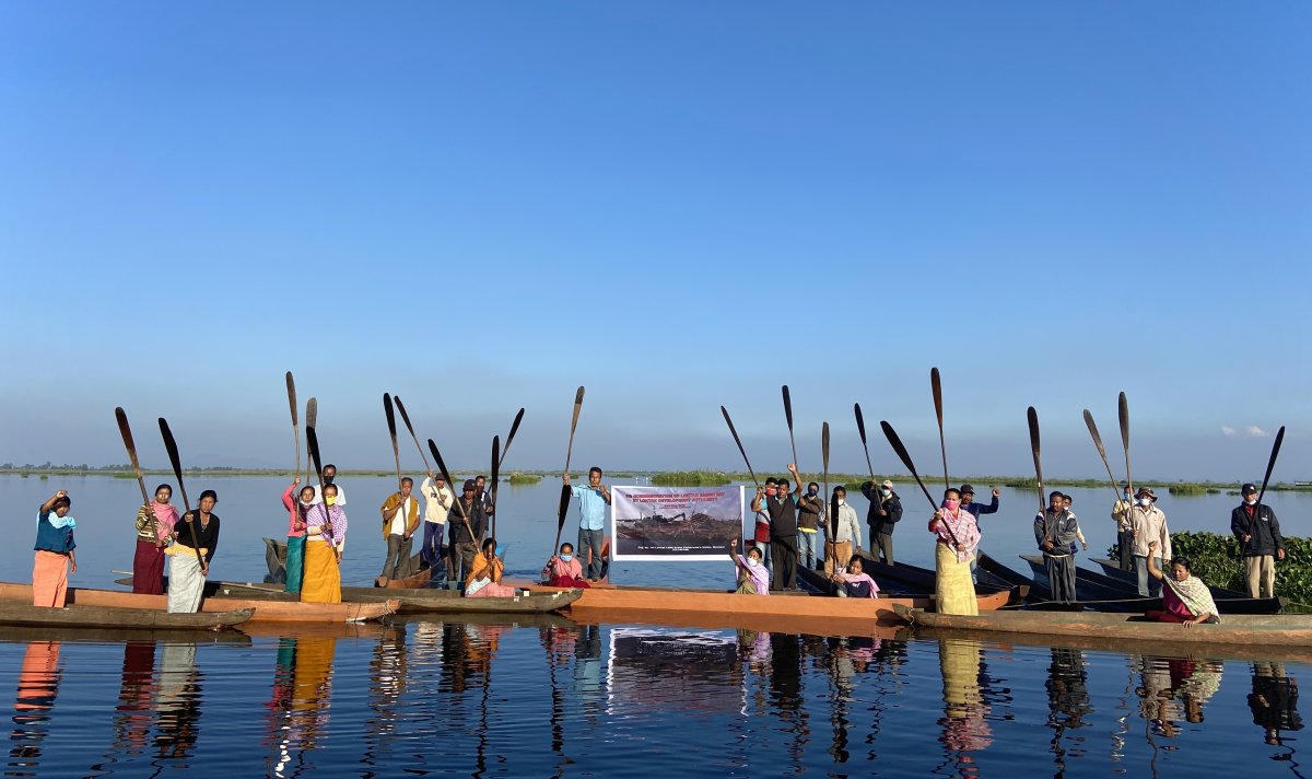 9th Loktak Arson Commemoration Day observed at Champu Khangpok Floating Village, Loktak :: 23rd November 2020