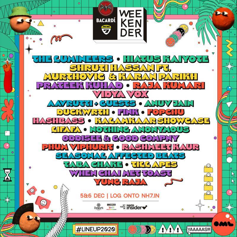  NH7 Weekender announces 11th edition lineup 