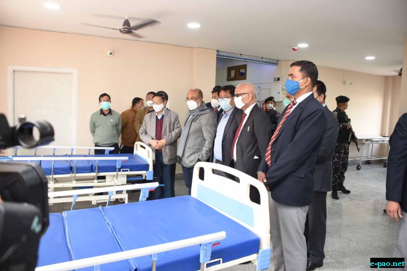  Inauguration of Dedicated COVID Block at JNIMS Imphal on 10th December, 2020   