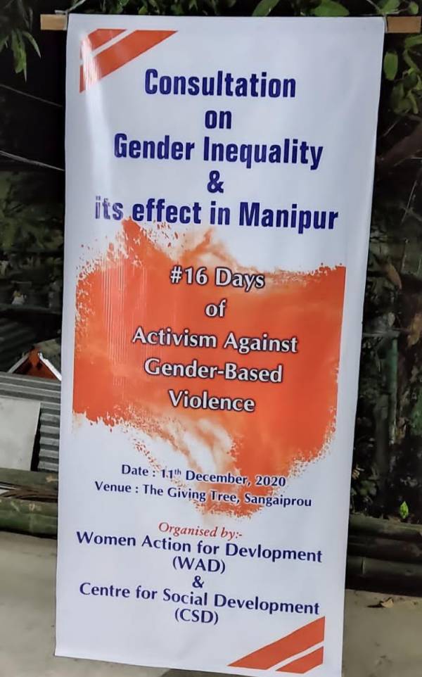  One day consultation on 'Gender Inequality & its effect in Manipur' on 11th December 2020  